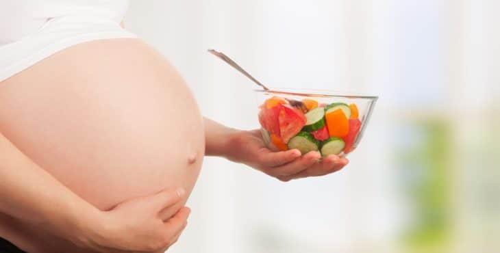 Alimentación en 13 semanas de embarazo
