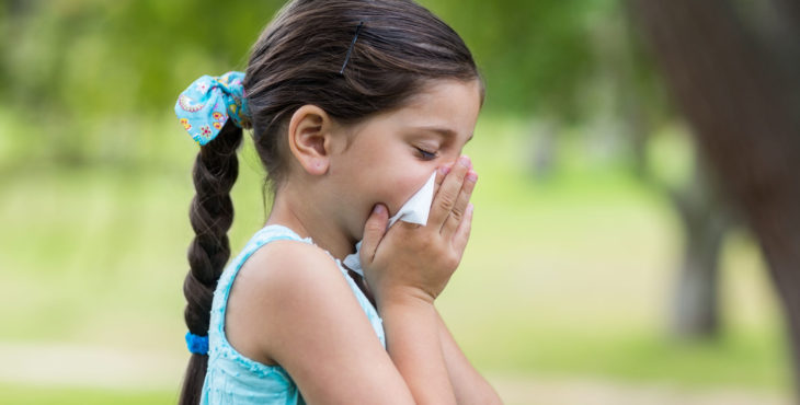 enfermedades de la infancia y las alergias
