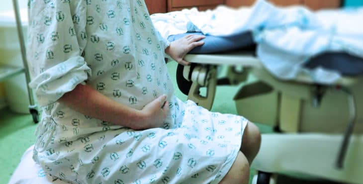 Trabajo de parto en una institución hospitalaria