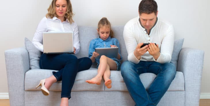 Uso de tecnología por parte de padres e hijos