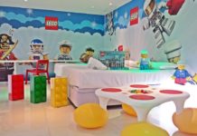Habitación de Lego hotel para niños