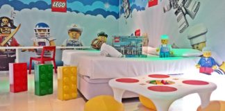 Habitación de Lego hotel para niños